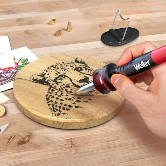 Weller® 28-Piece 25W Short-Barrel Iron Woodburning Project Kit